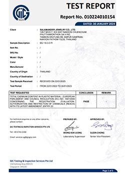 010224010154 SALAMANDER JEWELRY CO LTD BG 1.6 3.0 PI