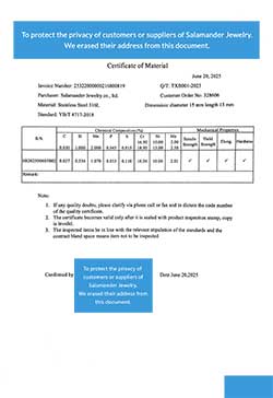 CERTIFICATE 15 15 20 30 35 40MM