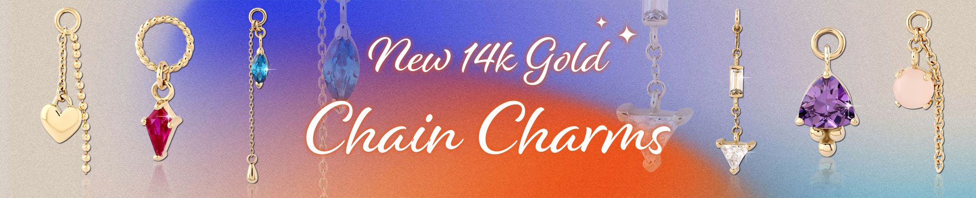 14K Gold charms