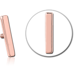 STERILE 14 KARAT ROSE GOLD ATTACHMENT FOR 1.2MM INTERNALLY THREADED PINS