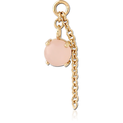 14 KARAT GOLD YELLOW JEWELED CHARM